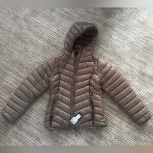 Head Taupe Gray Puffer Jacket